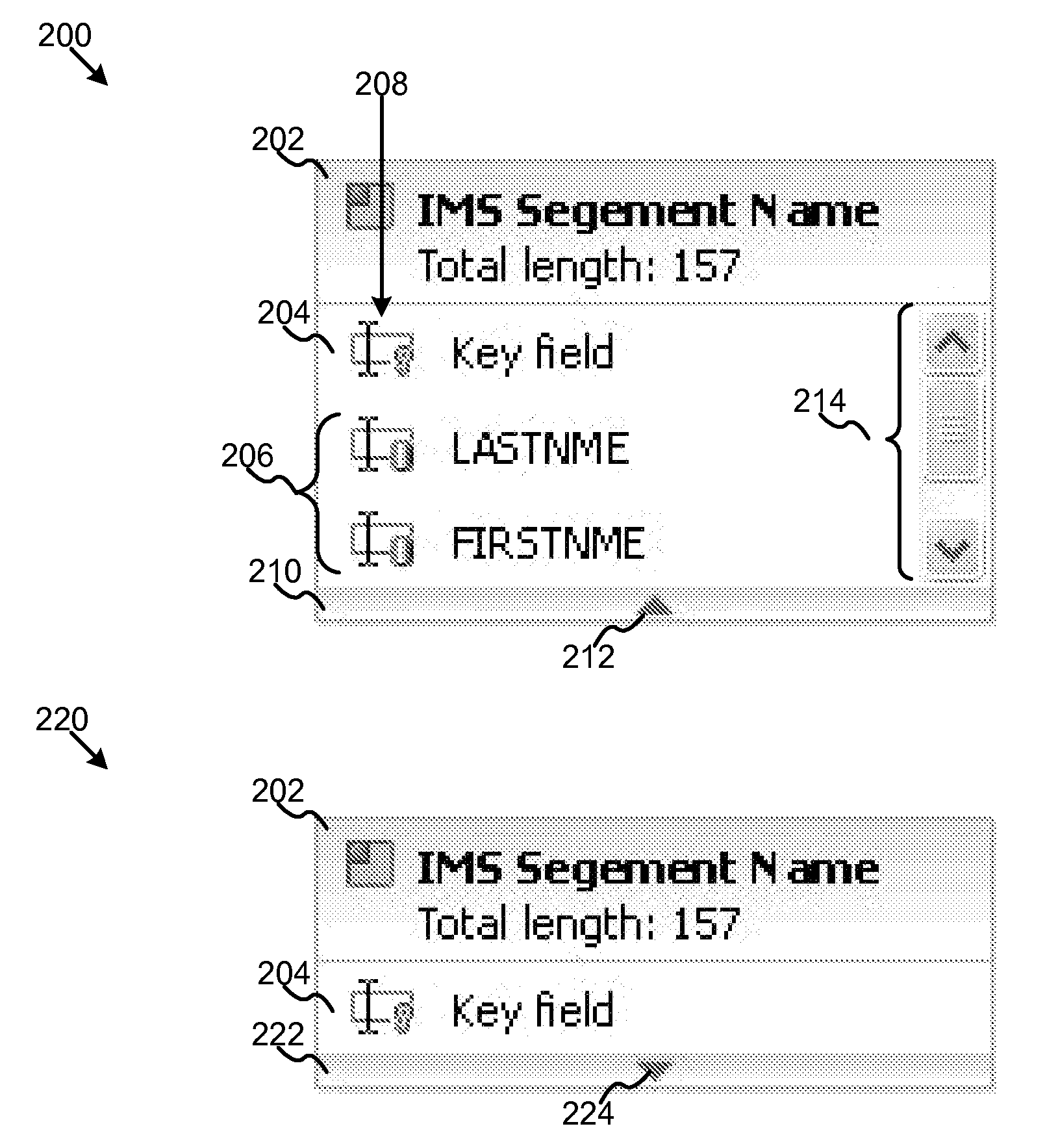 Apparatus, system, and method for expanding and collapsing a list in a diagram environment