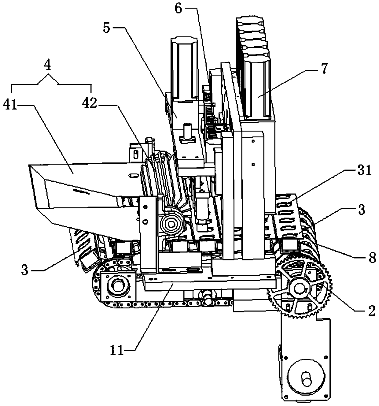 Full-automatic nut opening shell breaking machine