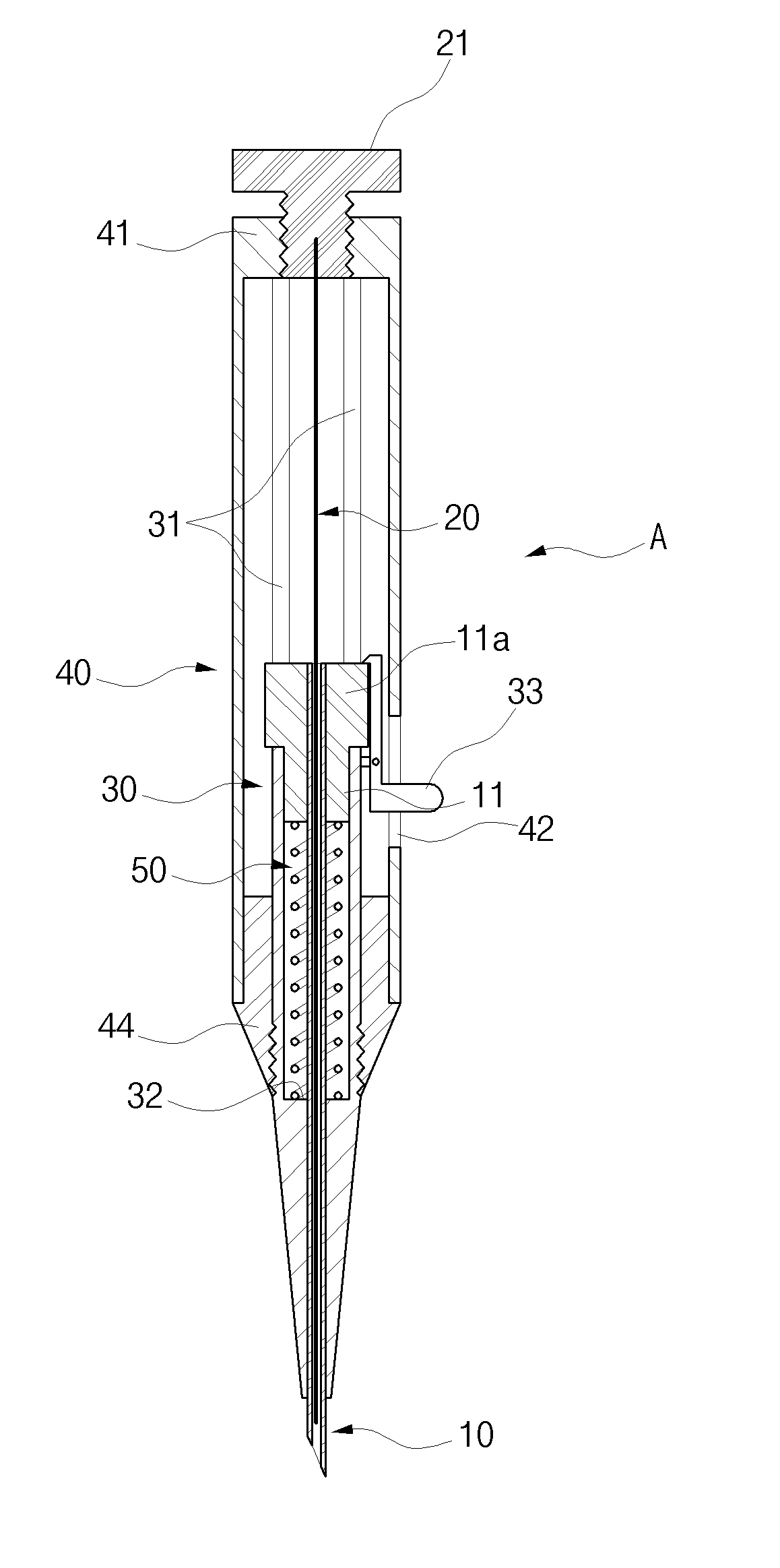 Manual follicle-transplanting hair transplanter for increasing graft survival rate