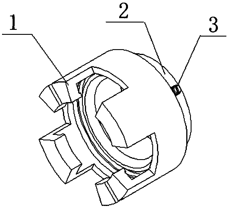 Device for assembling and positioning inner ring of universal bracket of gyroscope and application of device