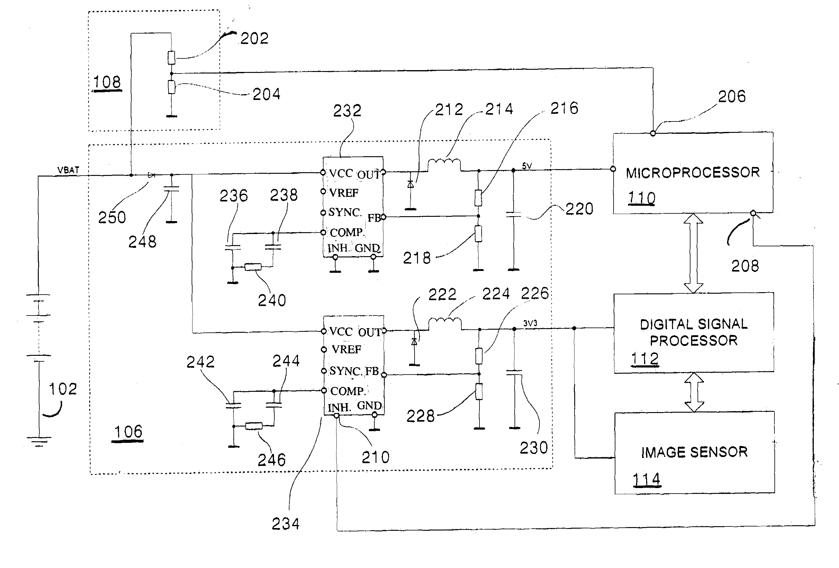 Electronic Control Unit with Power Loss Compensation
