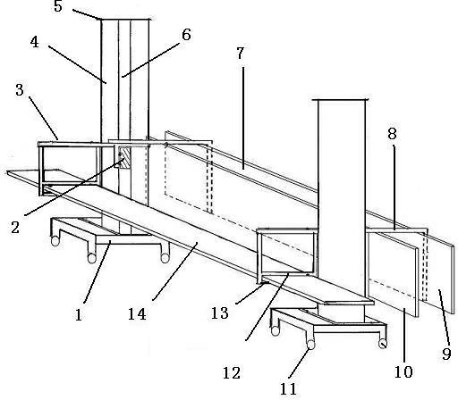 Wall building and painting device