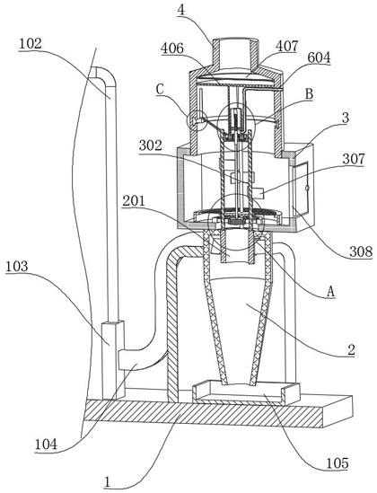 A boiler flue gas waste heat recovery and utilization device