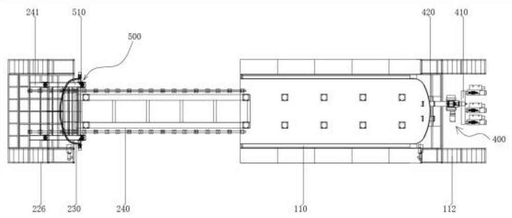 Full-automatic nitriding treatment system for surface treatment of large mold