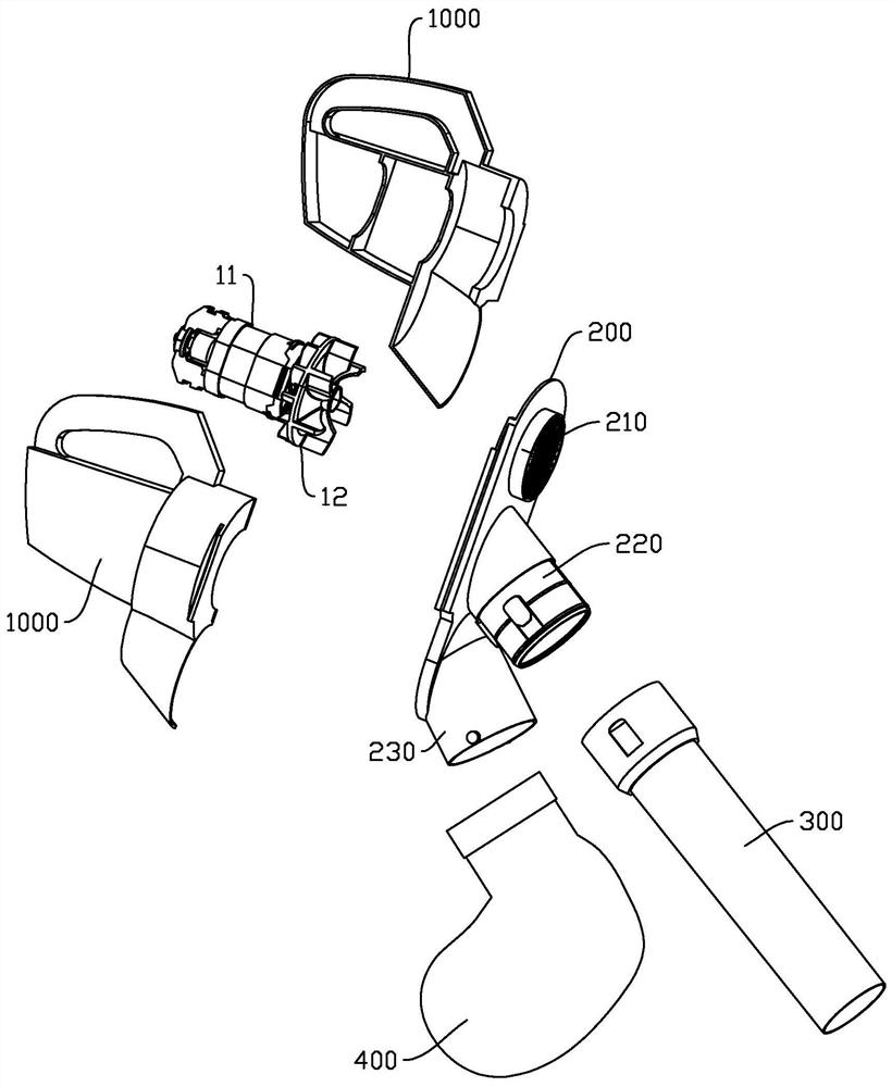 Blowing and sucking conversion device and blowing and sucking fan