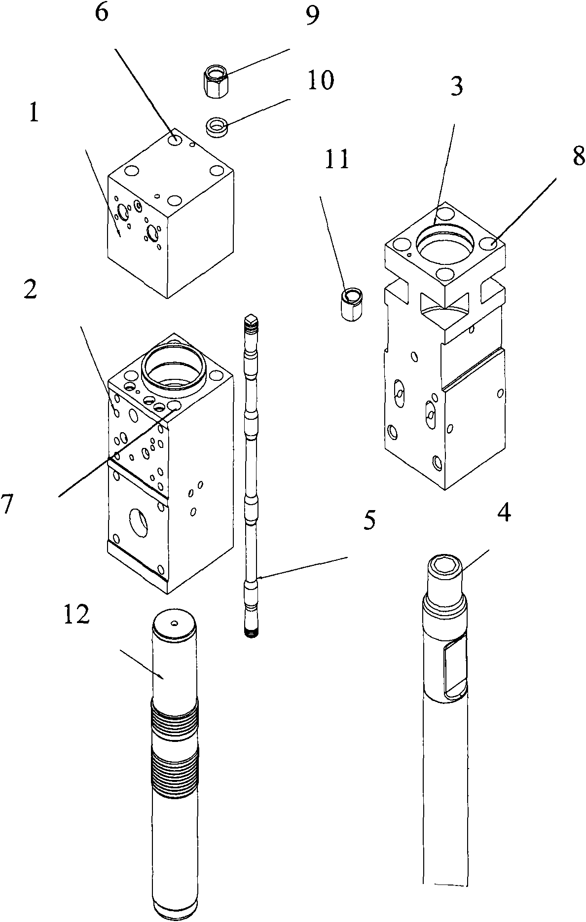 Surface treatment method of piston for quartering hammer