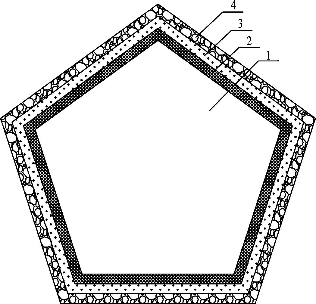 Process for preparing aluminum-glass-coated cubic boron nitride by using dry powder hierarchical packing method