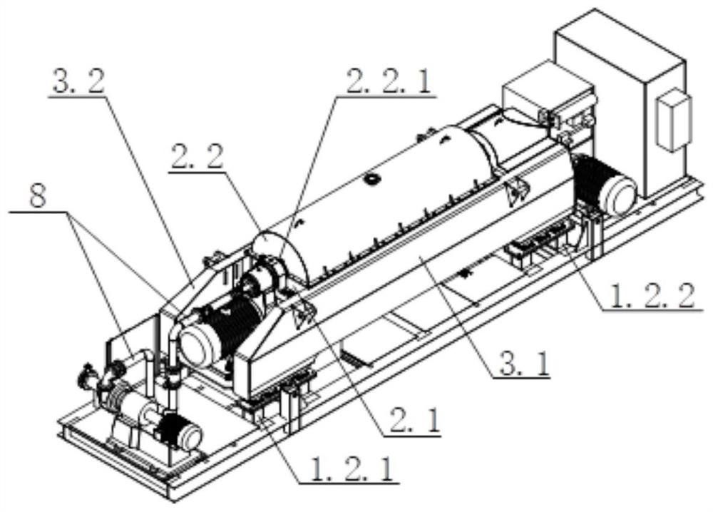 Muck solid-liquid separation device