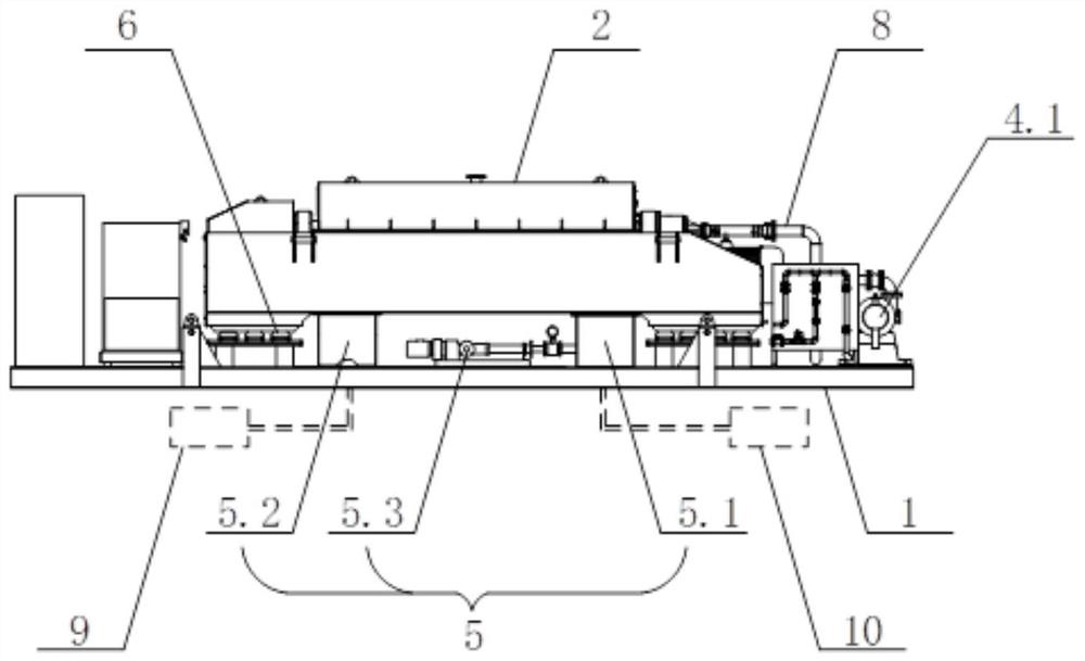 Muck solid-liquid separation device