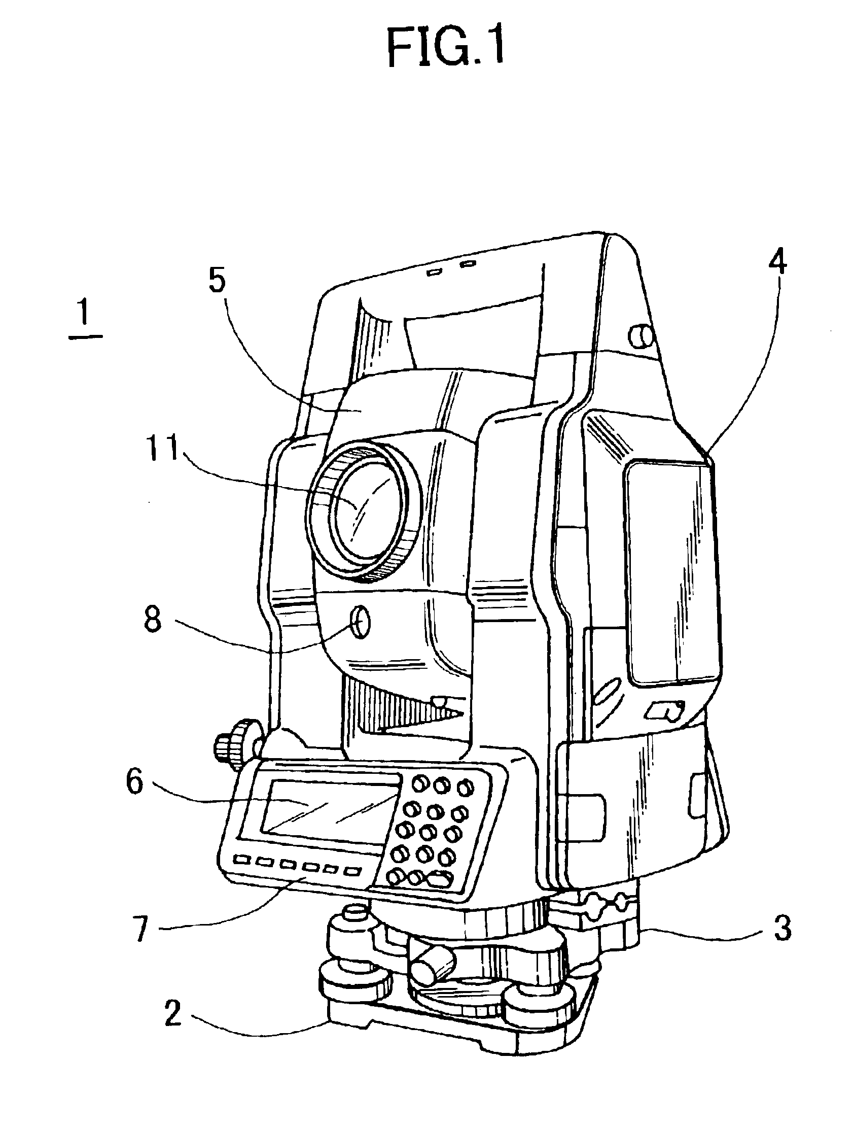 Surveying instrument and method for acquiring image data by using the surveying instrument