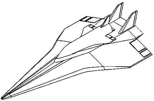Aerodynamic layout of horizontally taking-off and landing two stage to orbit aircraft