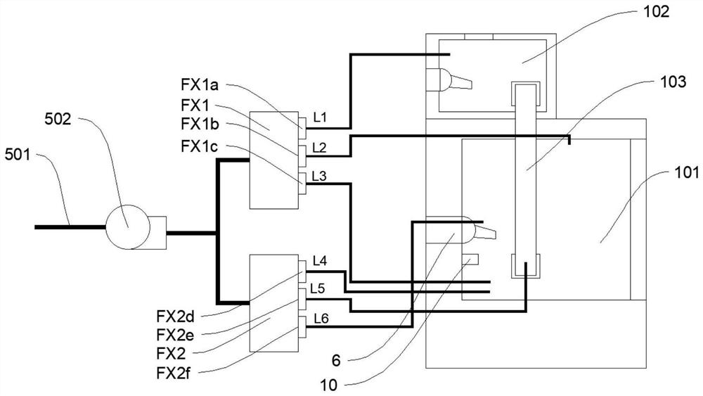 Oxygen-assisted combustion device of cremation equipment in high altitude area