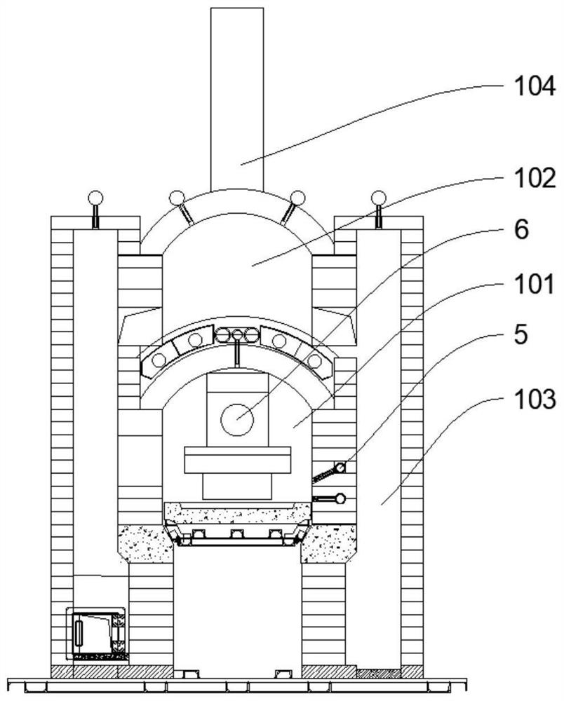 Oxygen-assisted combustion device of cremation equipment in high altitude area