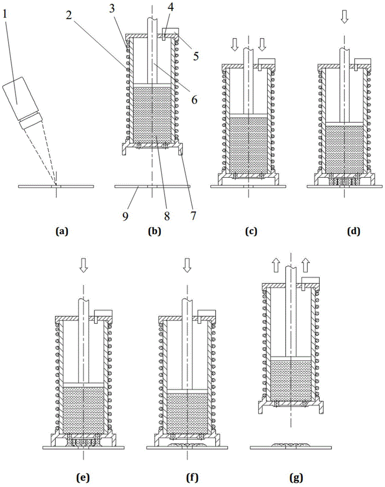 Arc weld bonding connecting system and method for dissimilar metals