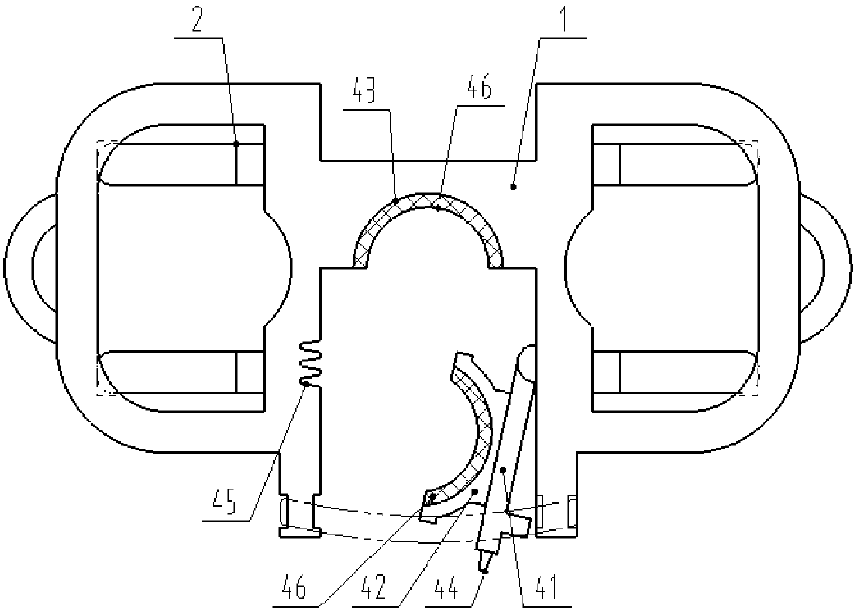 Fixing device for oral trachea cannula