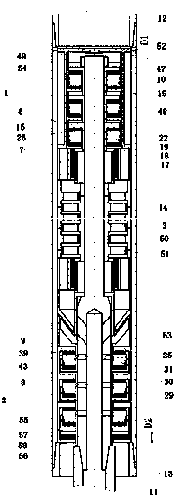 Thrust bearing pack for automatically regulating axial load of turbodrill