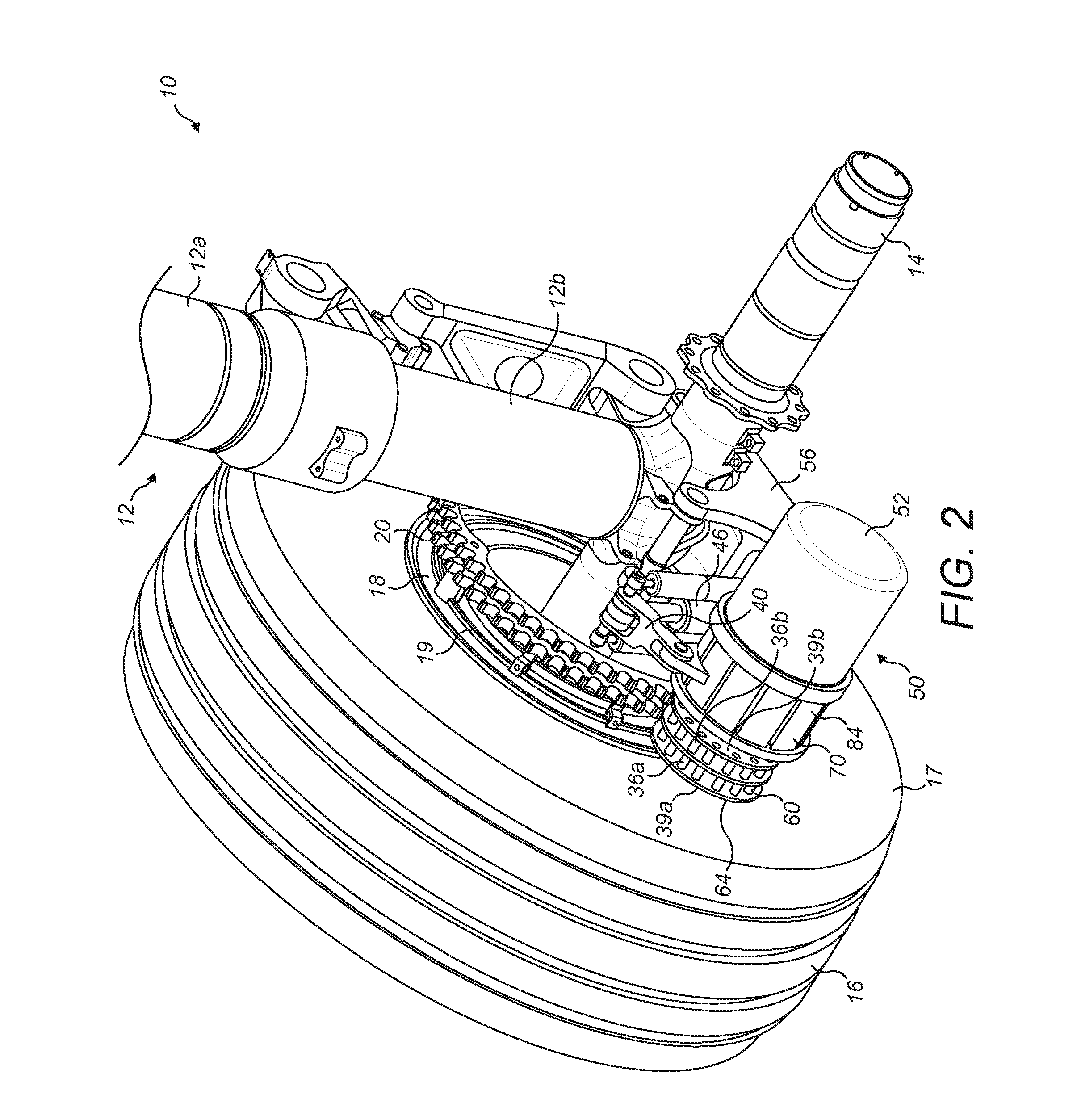 Drive system for landing gear