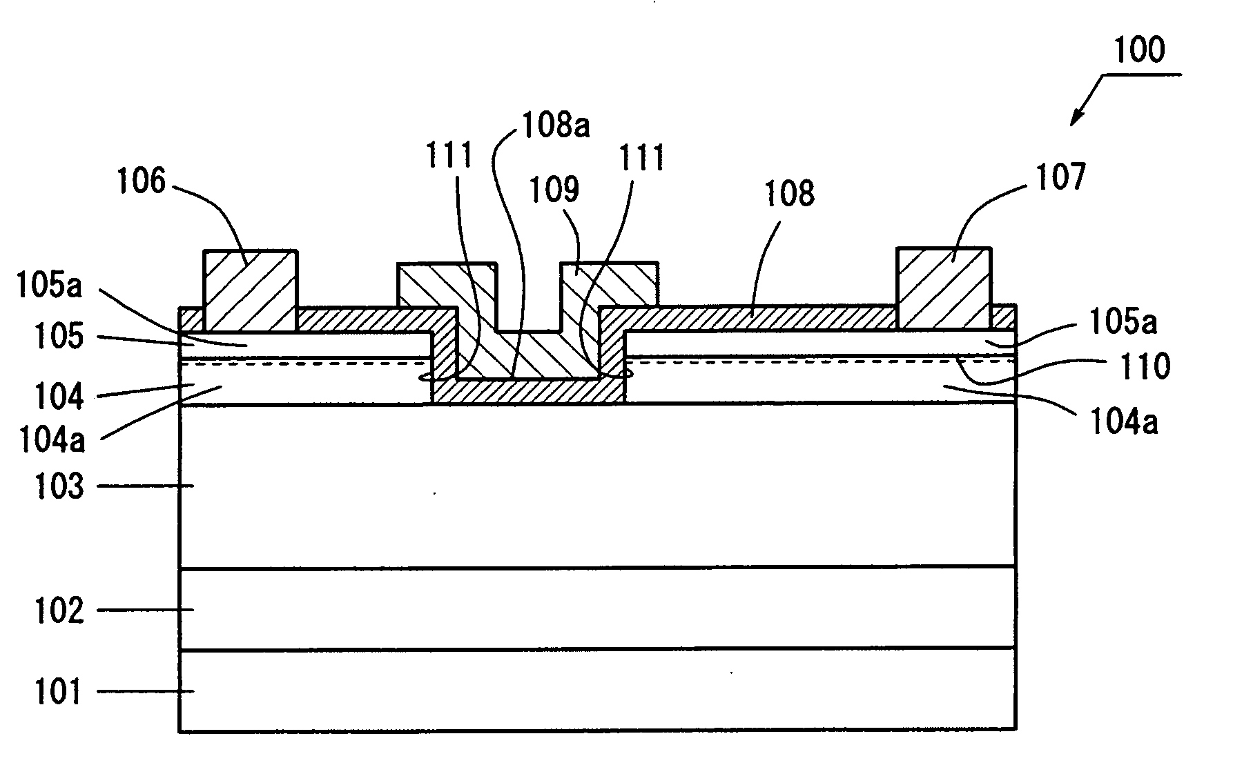 Group III nitride semiconductor device, production method therefor, power converter