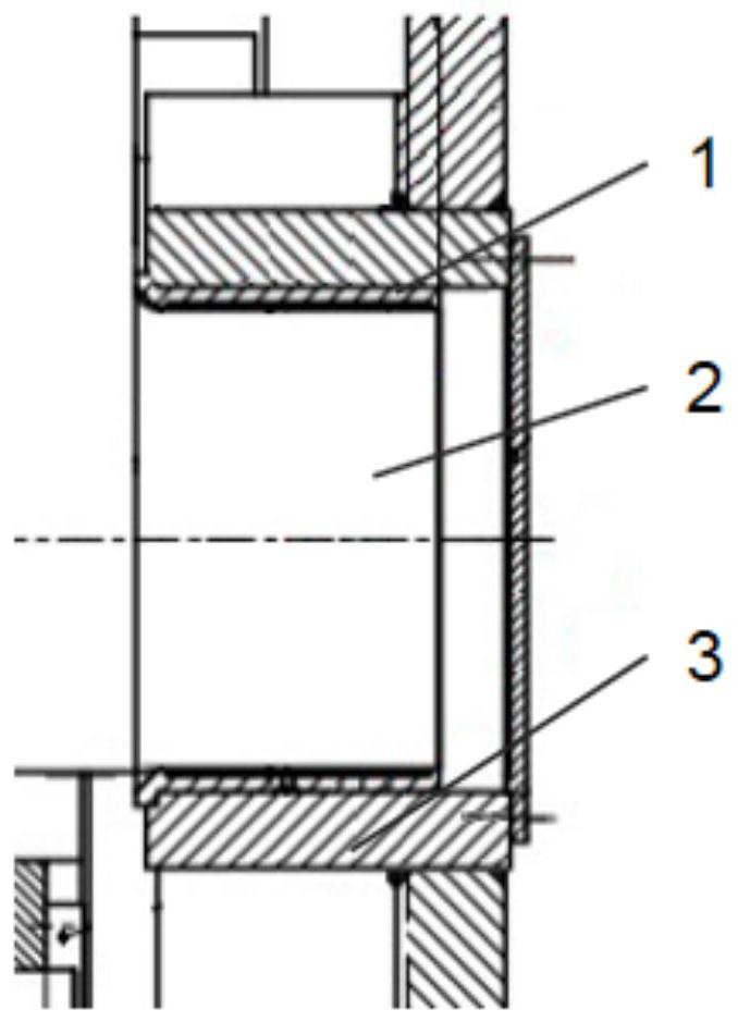 Calculation method for pulling-out force of shaft seizure bearing bush and pulling-out method