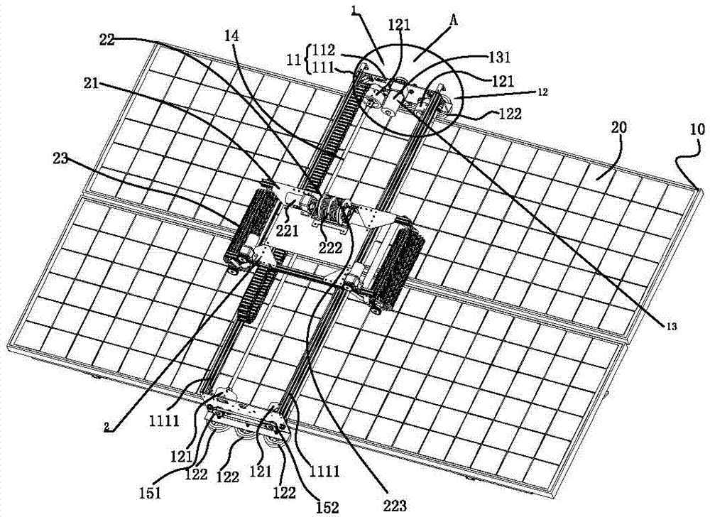 Solar panel washing equipment and washing method