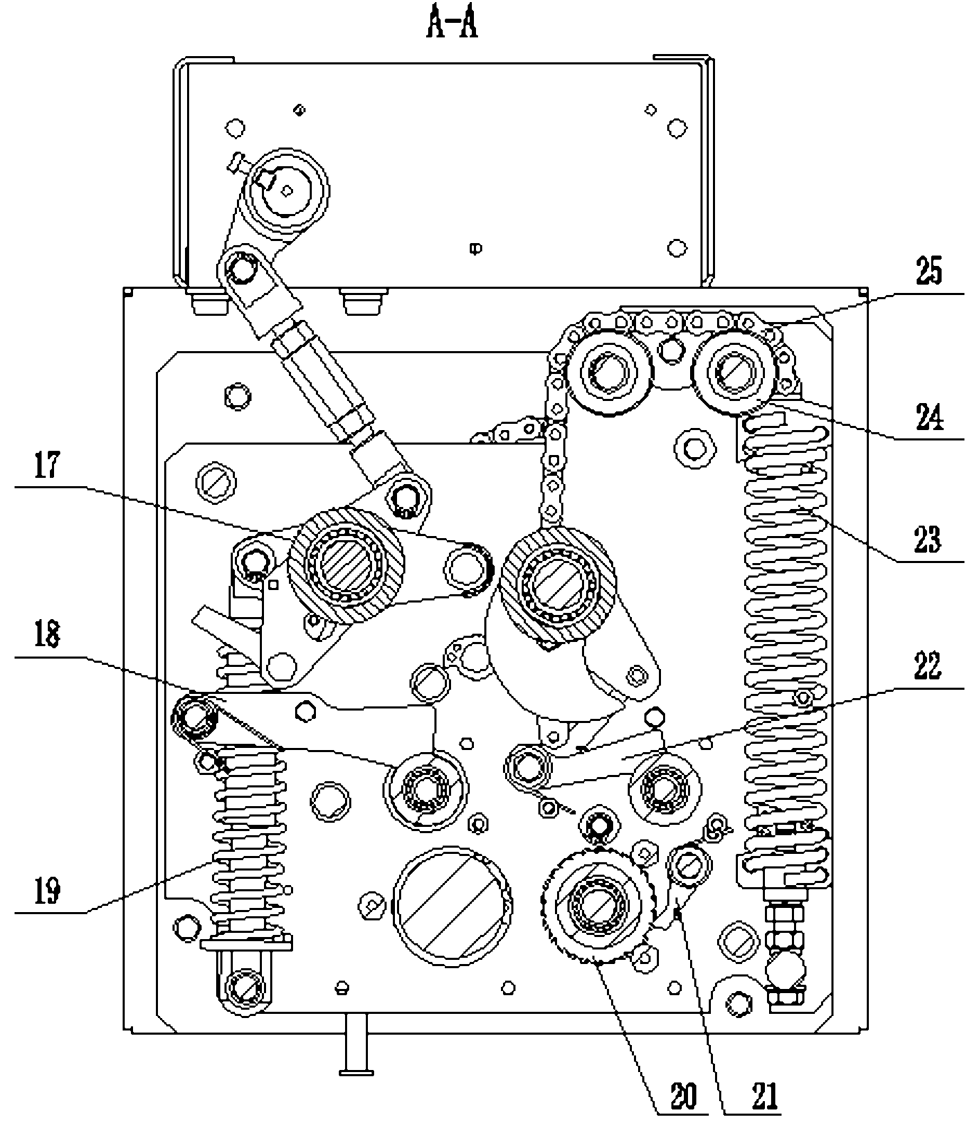 Small multifunctional operation mechanism