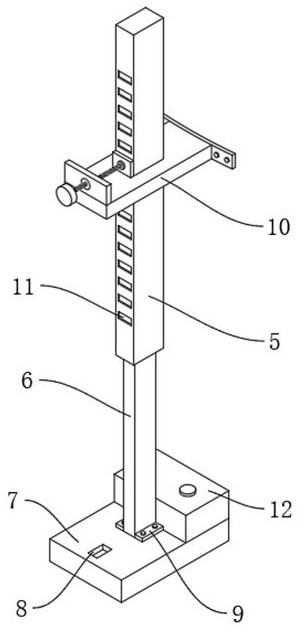 Real-time calibration device for rotation angle of cantilever of bucket wheel machine