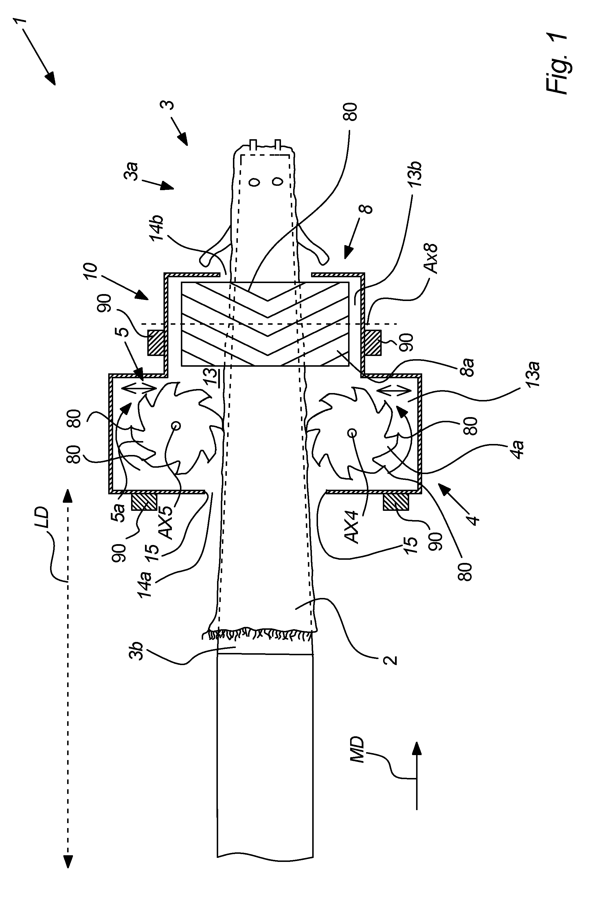 Cover arrangement for an apparatus for processing fur