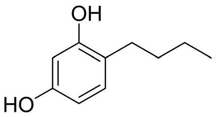 A kind of method that microchannel reaction synthesizes 4-n-butylresorcinol