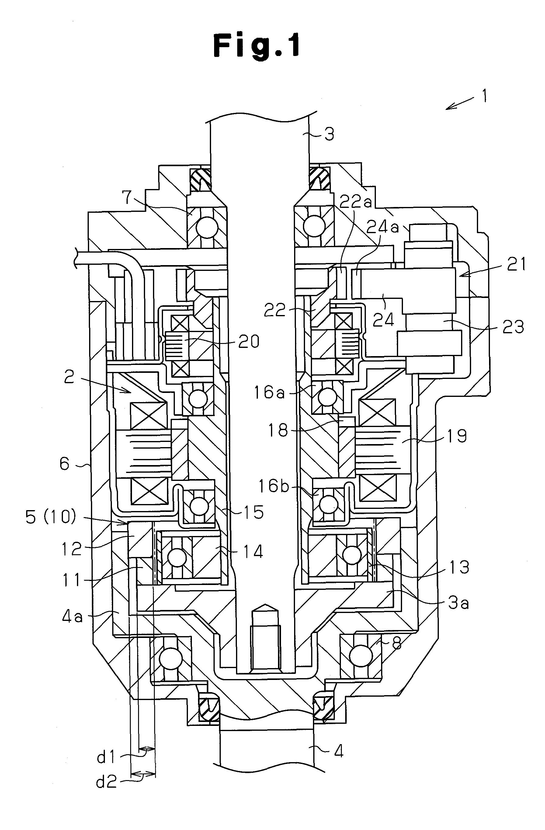 Transmission ratio variable device and steering gear