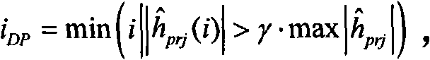 Compressed sampling based estimating method of arrival time of pulse ultra-wide band signal