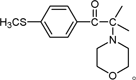 Synthetic method of 2-methyl-1-(4'-methylthiophenyl)-2-morpholinyl-1-acetone