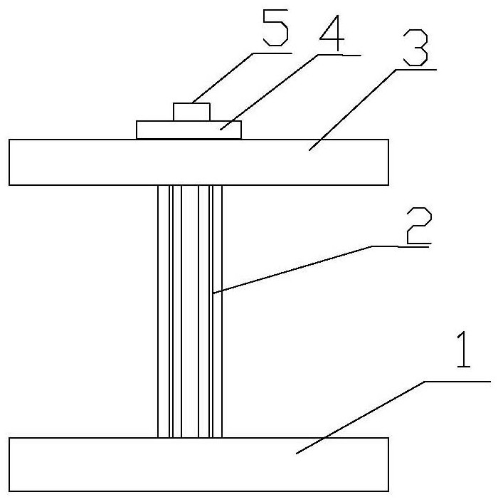 Drive axle spiral bevel gear near-tooth-shaped forge piece placing supporting plate