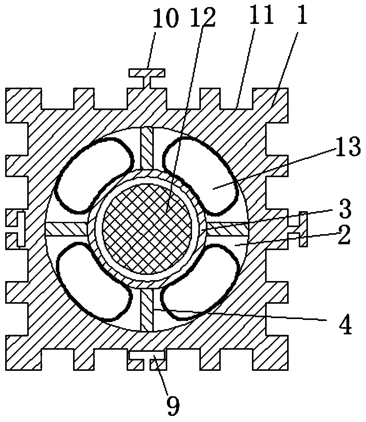 Battery cooling system of new-energy vehicle