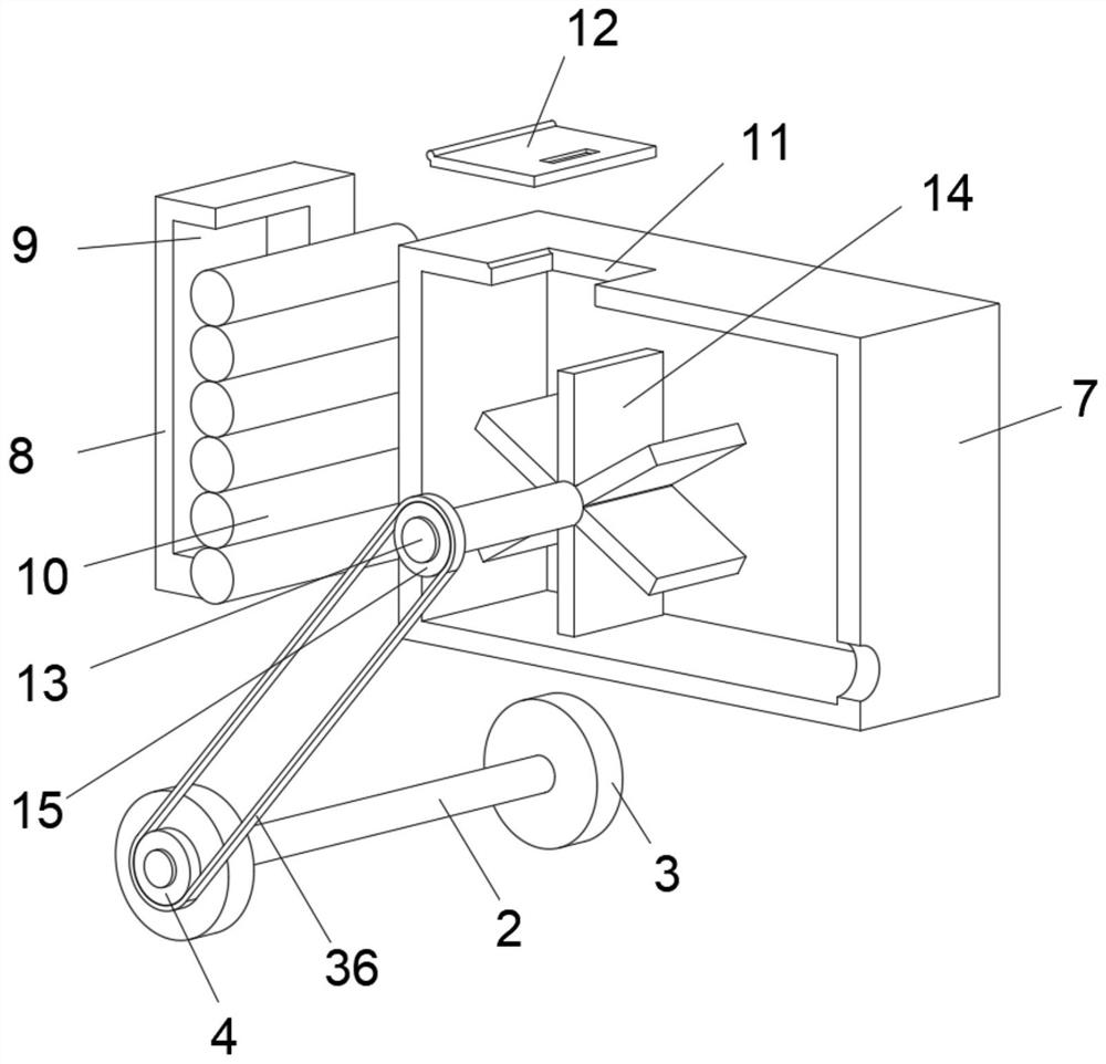 Highway maintenance vehicle asphalt metering and conveying device