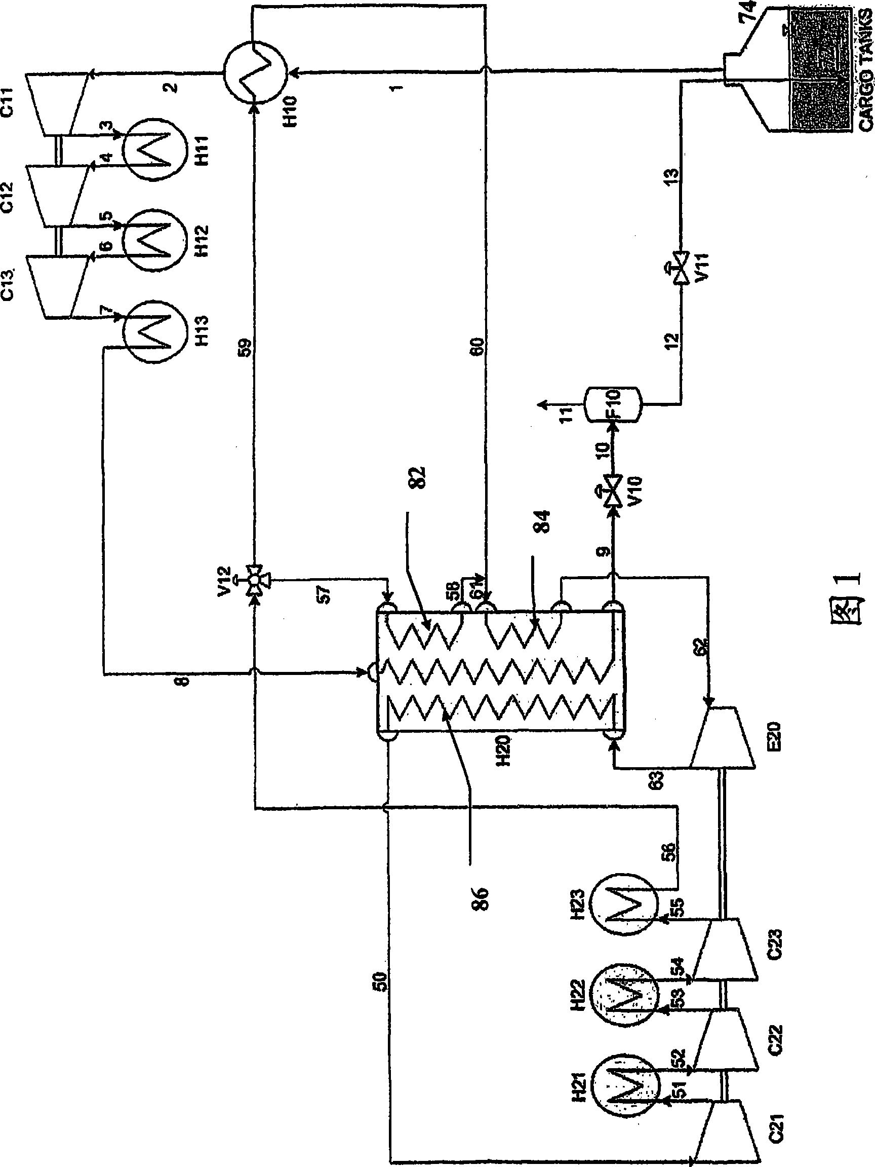 Method and apparatus for pre-heating LNG boil-off gas to ambient temperature prior to compression in a reliquefaction system