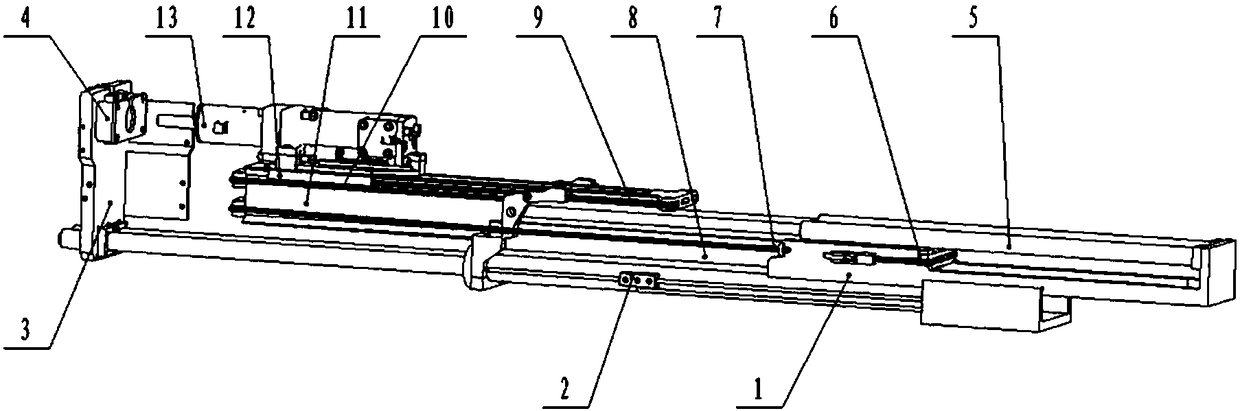 Rope wheel stroke amplification on-board drilling machine