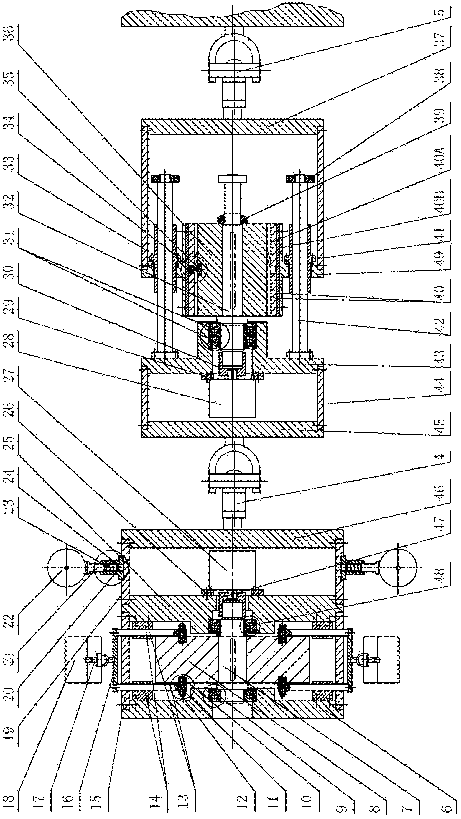 Bionic squirm type pipeline travelling mechanism and control method thereof