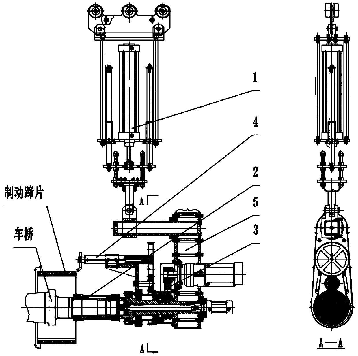 Automatic cutting equipment for vehicle axle brake shoe