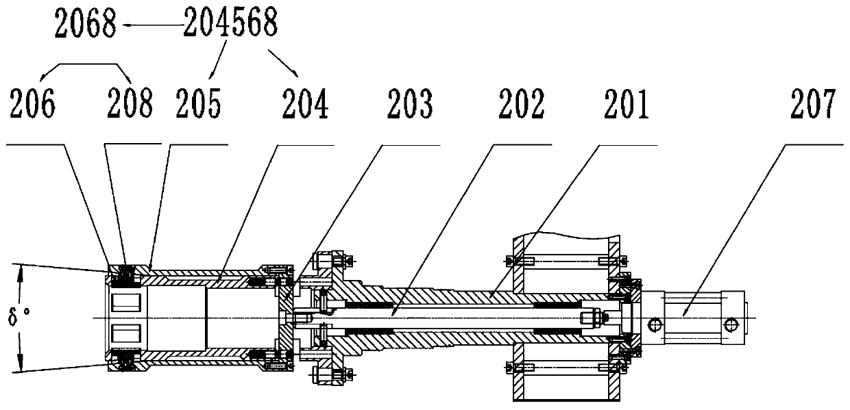 Automatic cutting equipment for vehicle axle brake shoe