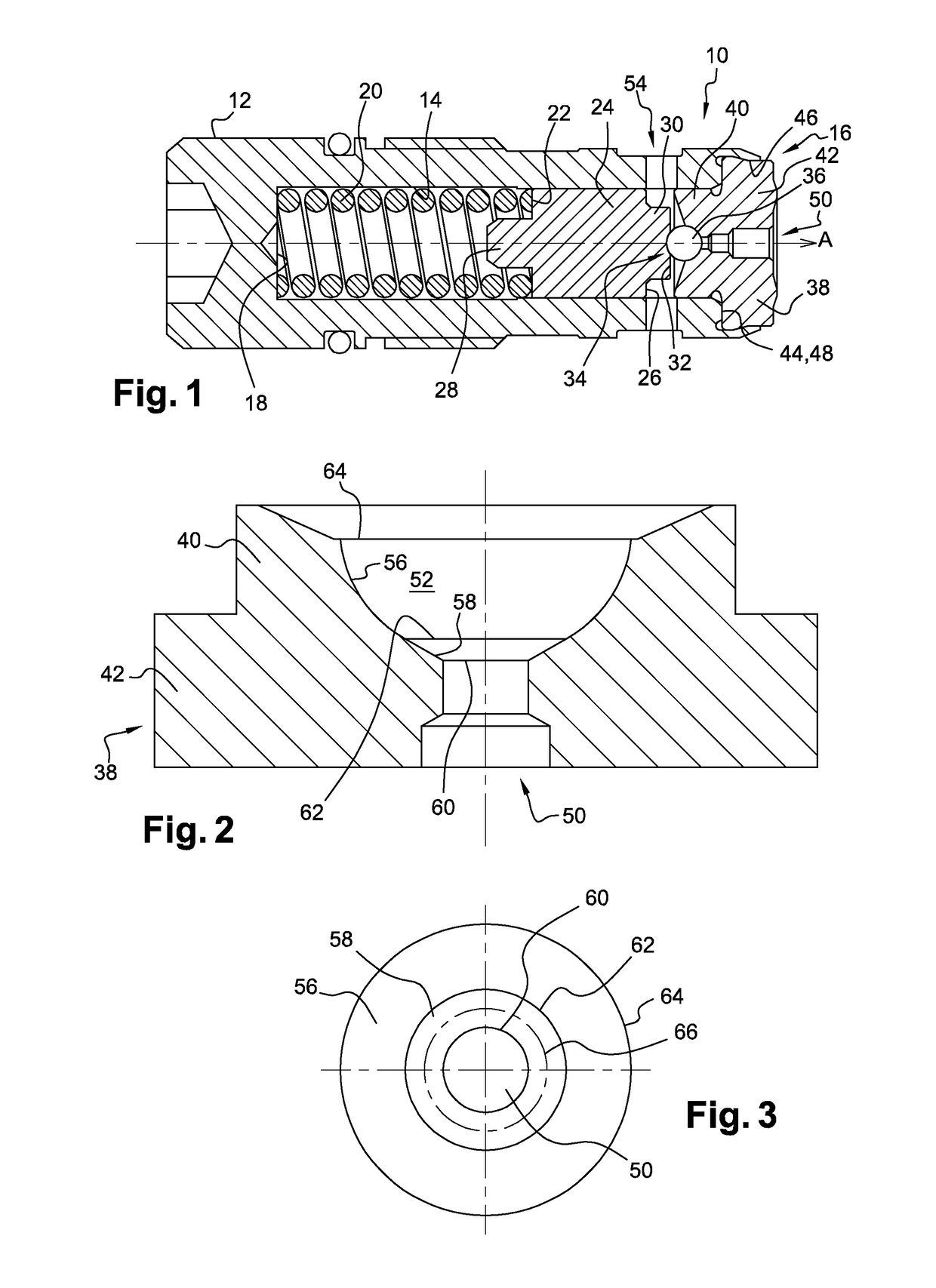 Pressure limiting valve