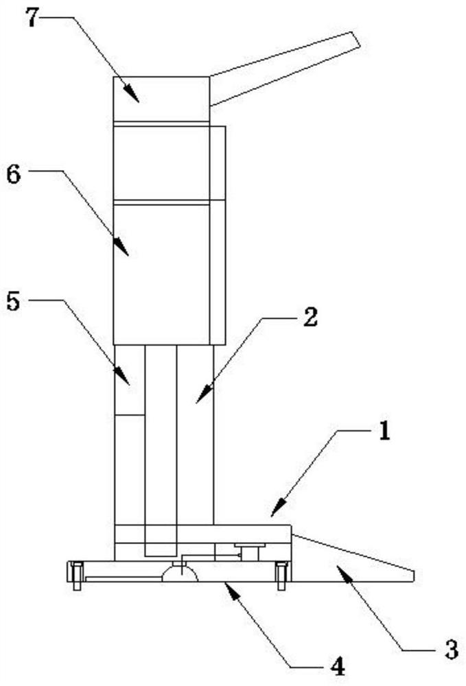 Self-service parking device for two-wheeled electric vehicle