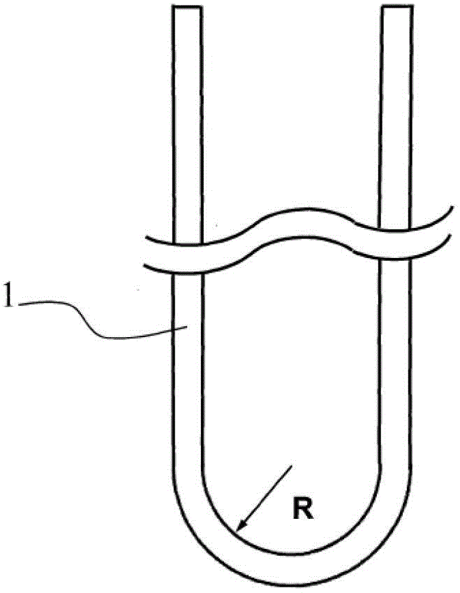 U-shaped seamless nickel-chromium iron alloy heat transfer tube for nuclear steam generator
