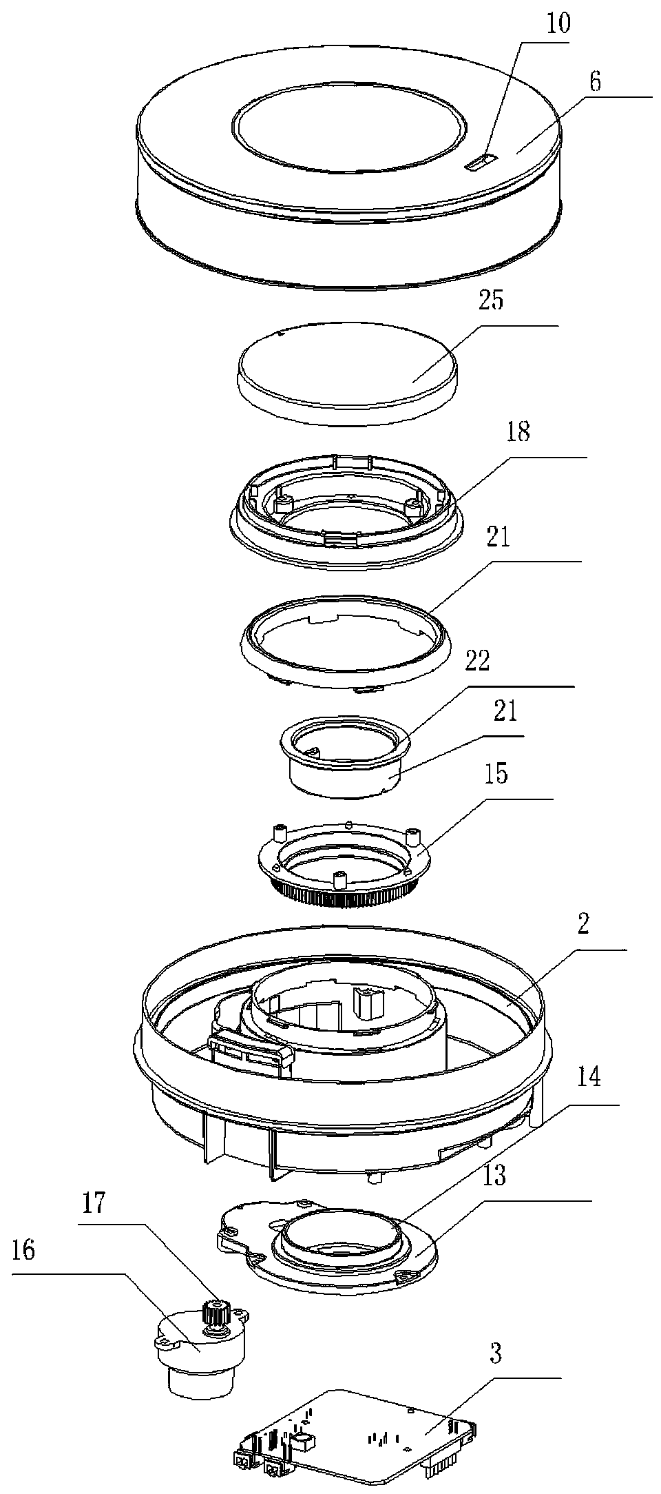 Aromatherapy machine with rotating structure