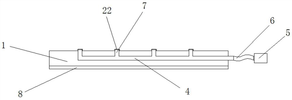 A connected metering and filling device for corrosive liquid