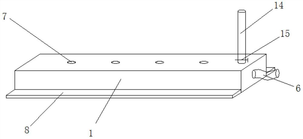 A connected metering and filling device for corrosive liquid