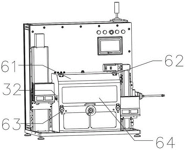 Automatic blowing and drying machine