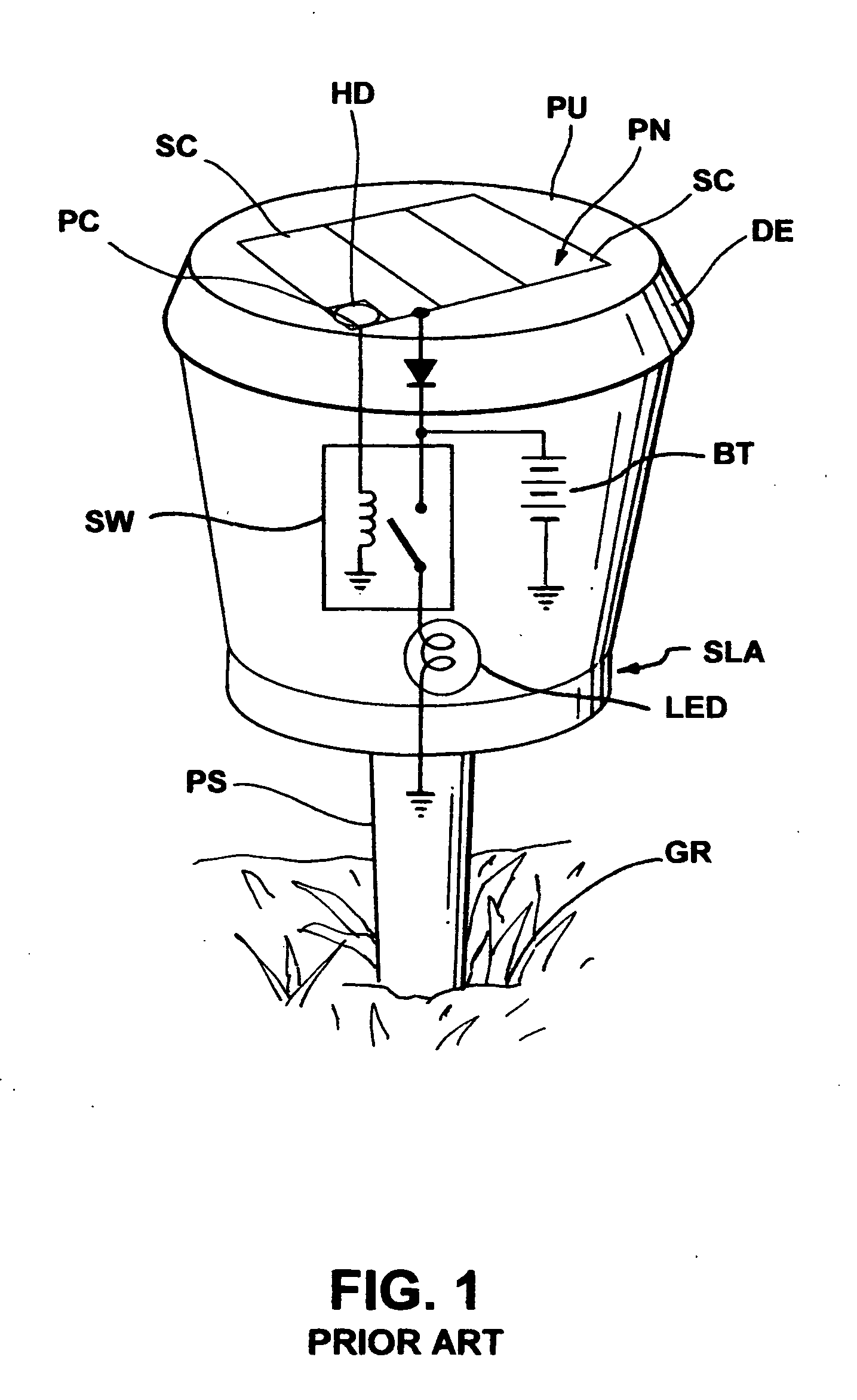 Method and apparatus for coordinating solar powered lighting with grid powered lighting