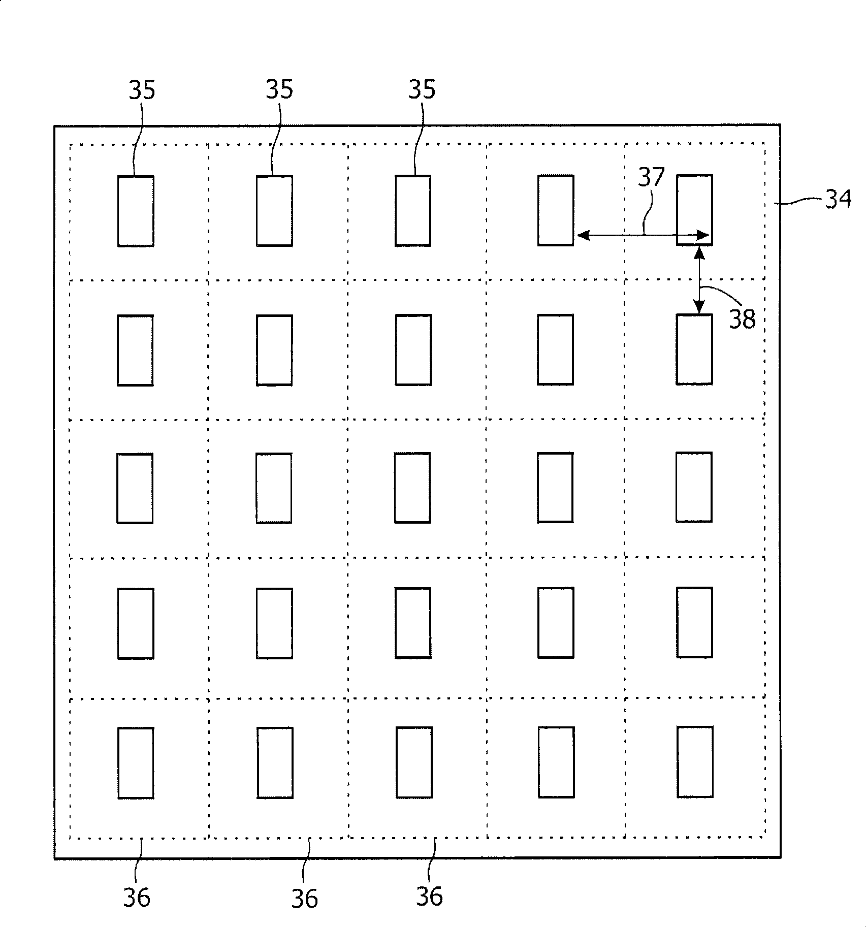 Structured OLED with micro optics for generating directed light