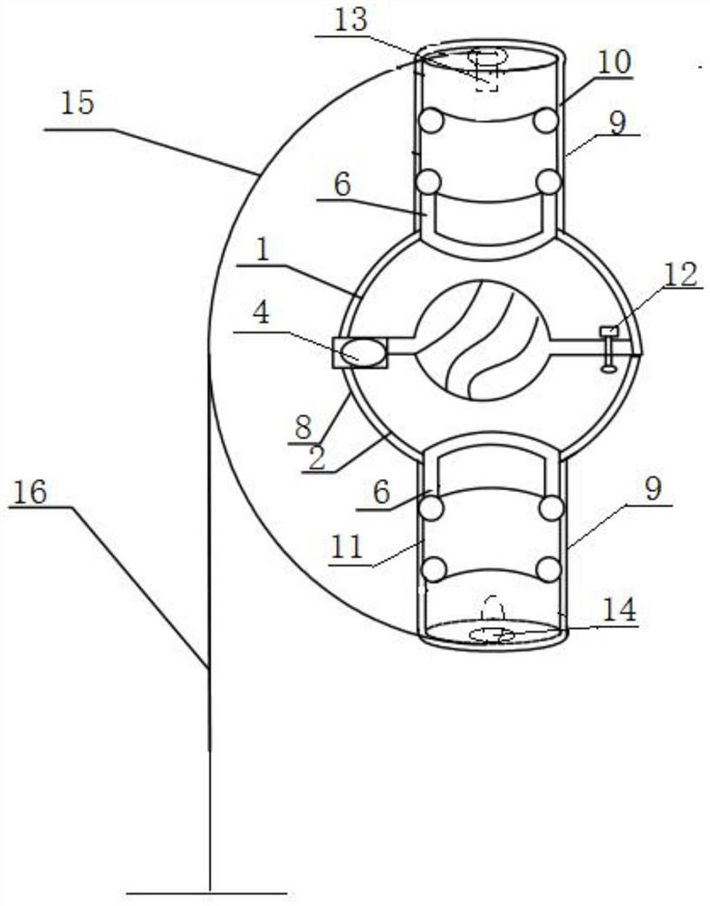 Radiation protection device for interventional surgery