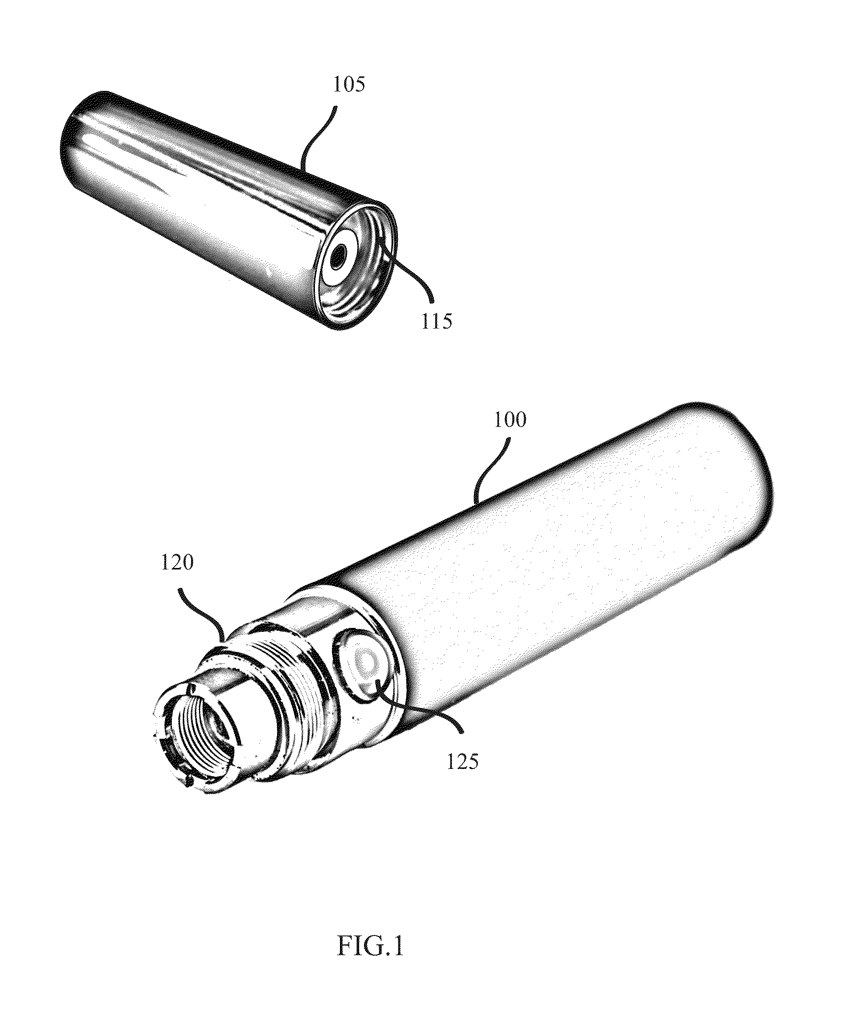 Electronic cigarette battery utility attachment system and method